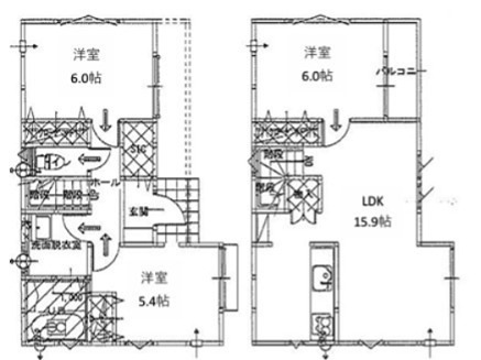 グランソフィア栗橋　2 間取り
