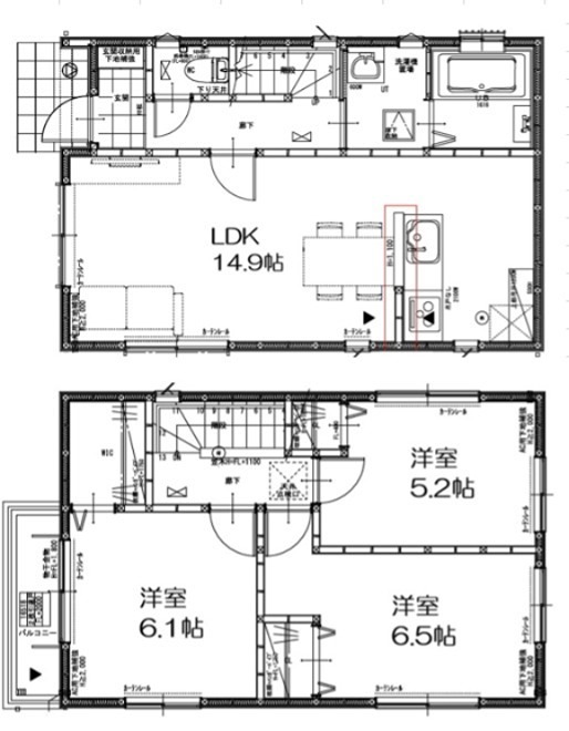 グランソフィア三橋5丁目　A 間取り