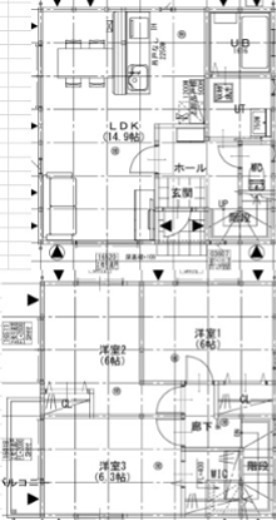グランソフィア上小山田町　B 間取り