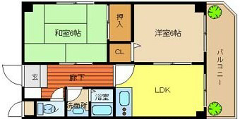 ピュアー高安 間取り