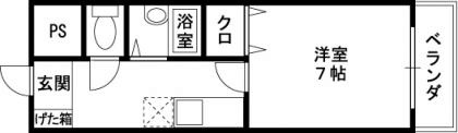 チェリーハイツ西山本 間取り