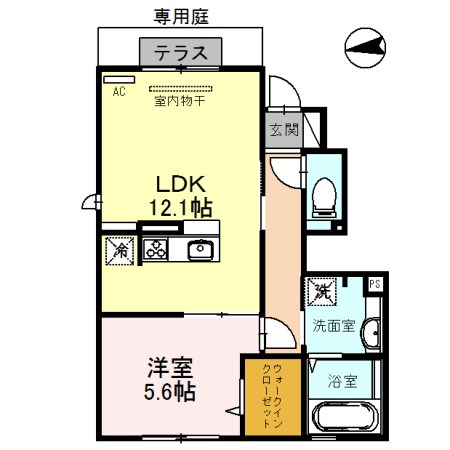ルミエール東太子 間取り