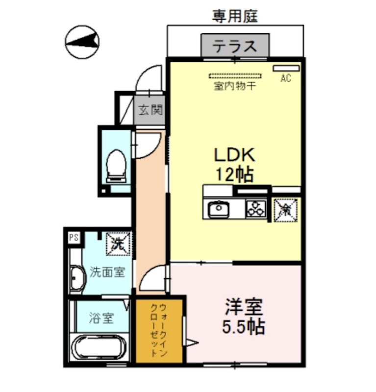 ルミエール東太子 間取り