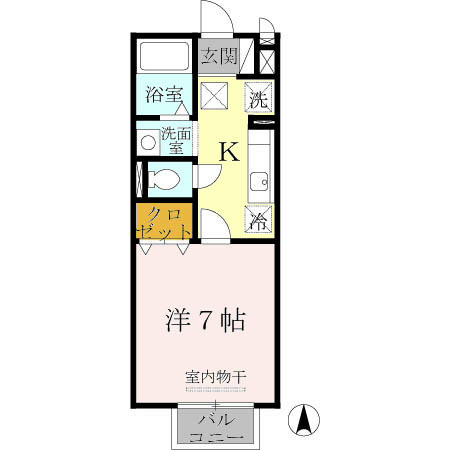 クリエ西山本 間取り