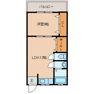 小畑コーポラス 間取り
