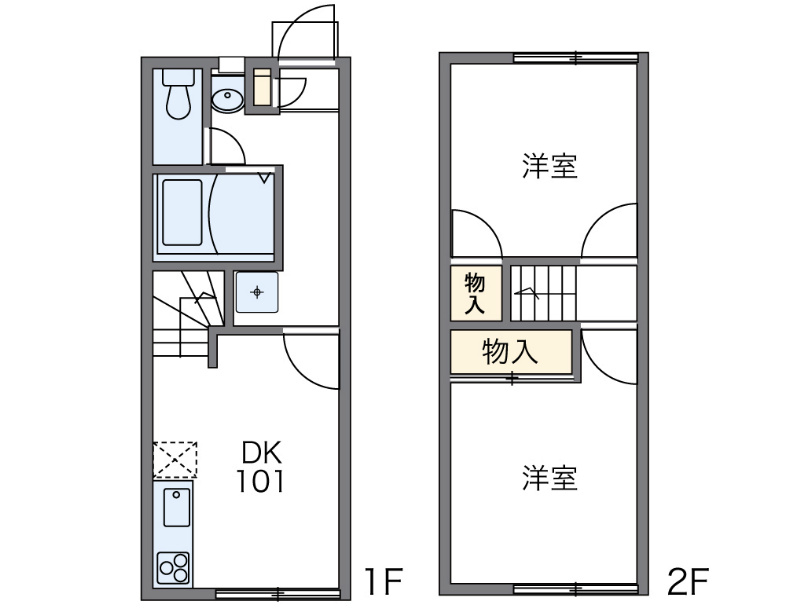 レオパレス母木 間取り