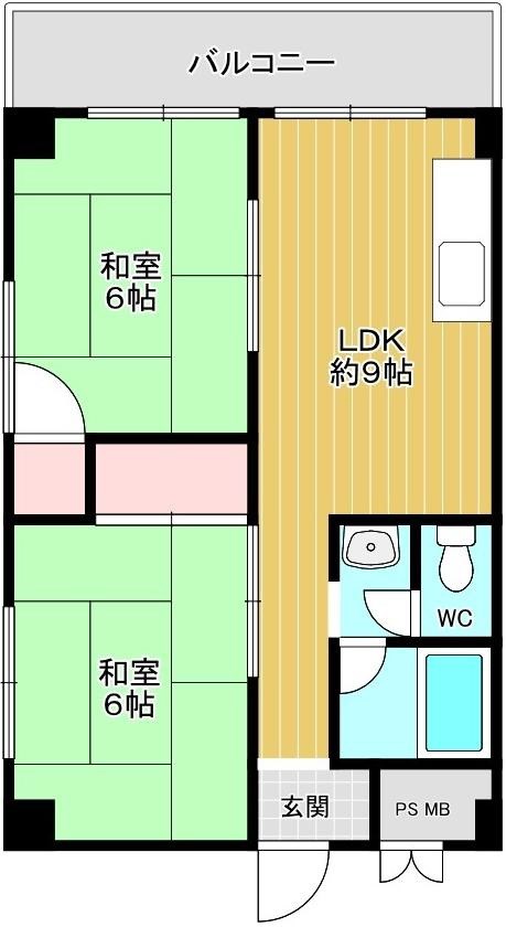 沼ハイツ 間取り