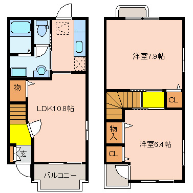 サニーグレイスＭ1号館 間取り