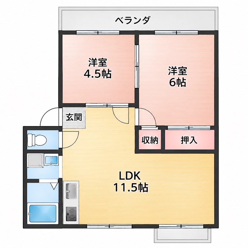 アーバン石田 間取り