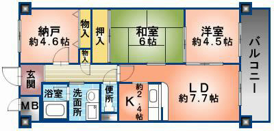 アロッジオKTI 間取り