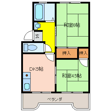 高安グリーンハイツ 間取り