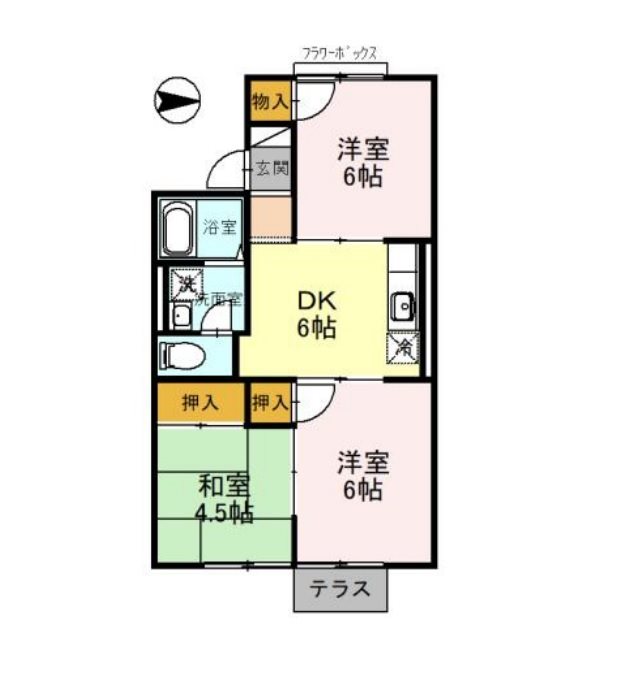 パルコート林 間取り