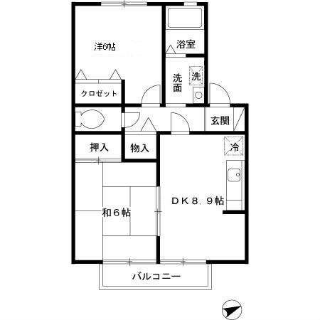 セジュール山の手 間取り