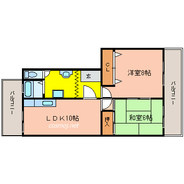 ベルデハイツ 間取り