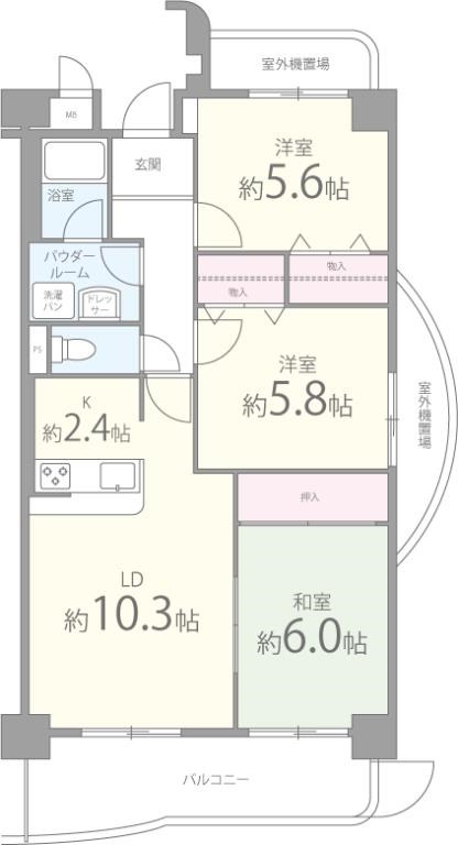 グランリジェール 間取り
