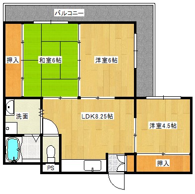 サンハイムモリグチ 間取り