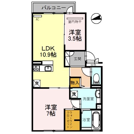 アムール久宝寺 間取り