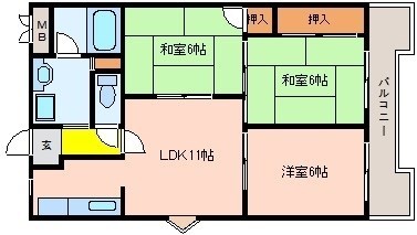サンサーラOGAWA 間取り