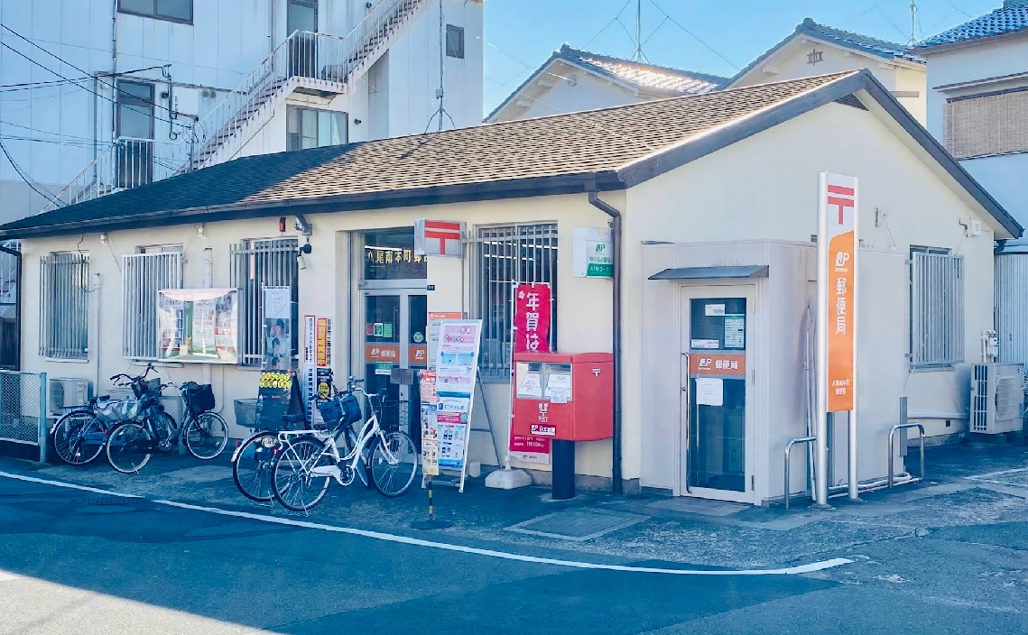 貸店舗・事務所　八尾市 中田３丁目　路面店　広さ約１０坪　辻ビル 郵便局