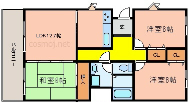 曙フラッツ 間取り
