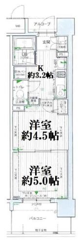 エスリード八尾北本町 間取り