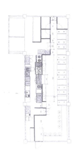 貸店舗・事務所　東大阪市 西岩田４丁目　広さ約３０坪　ぽんぽこ温泉 間取り