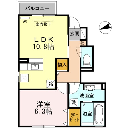 ローズスクエア　カサ・オリーブ  間取り
