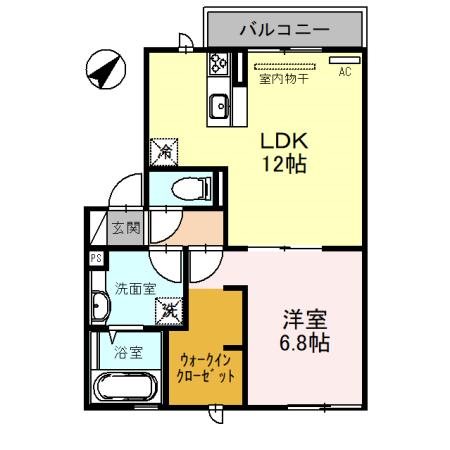 Toile blanche 間取り