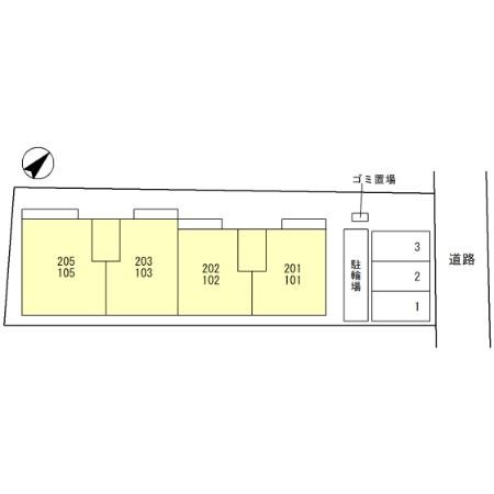 Toile blanche 駐車場
