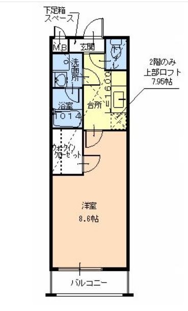 リバーサイド金岡七番館 間取り