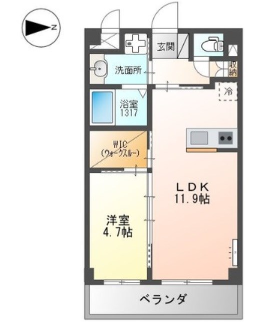 RIKI RESIDENCE 間取り