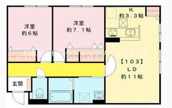 ラ・メゾンブランシュ 間取り