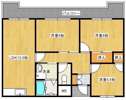 グランドハイツ春日台 間取り