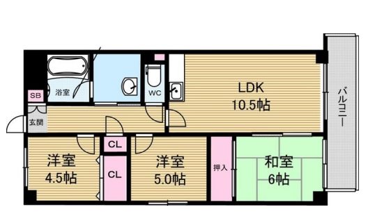 ドゥヴァンルパルク川村 間取り