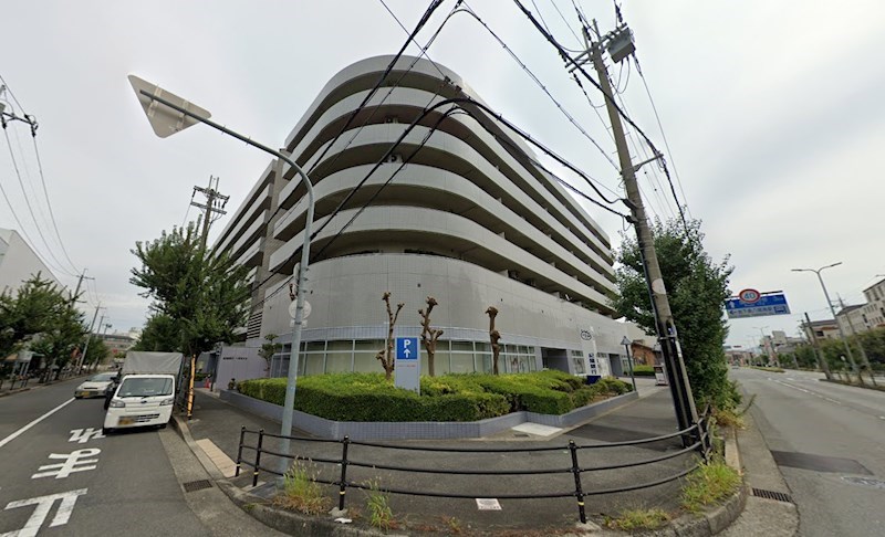貸店舗・事務所 八尾市 若林町1丁目 広さ約26坪 路面店 八尾南前ビル クロスティ壱番館 外観