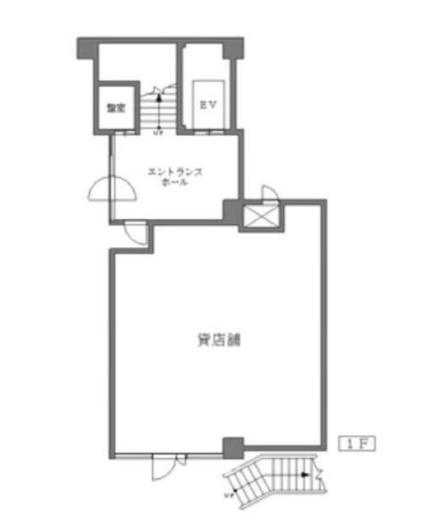 貸店舗・事務所　八尾市 光町２丁目　福祉施設跡　ラ・フォーレ八尾 間取り