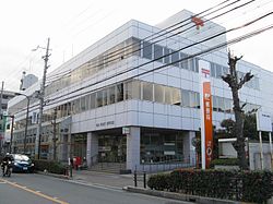 貸店舗・事務所　八尾市 本町４丁目　広さ約１０坪　ファミリーロード商店街内　路面店　八尾天満宮店舗 郵便局