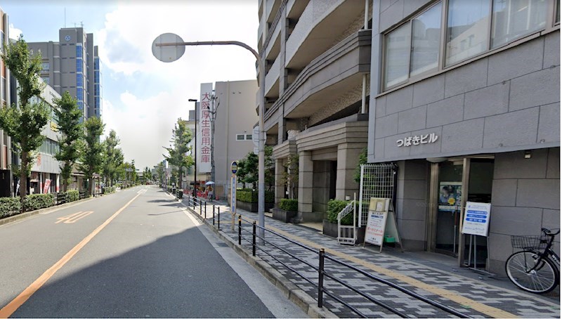 貸店舗・事務所　八尾市 本町２丁目　広さ約１８坪　角区画　本町つばきビル その他