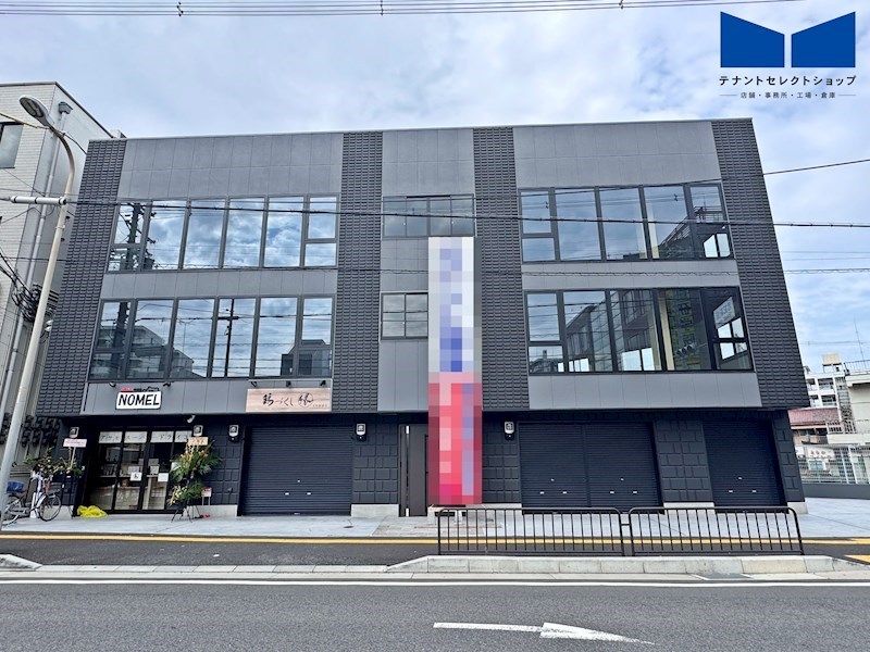 貸店舗・事務所 八尾市 志紀町2丁目 角区画 約20坪 志紀駅前テナントビル 外観