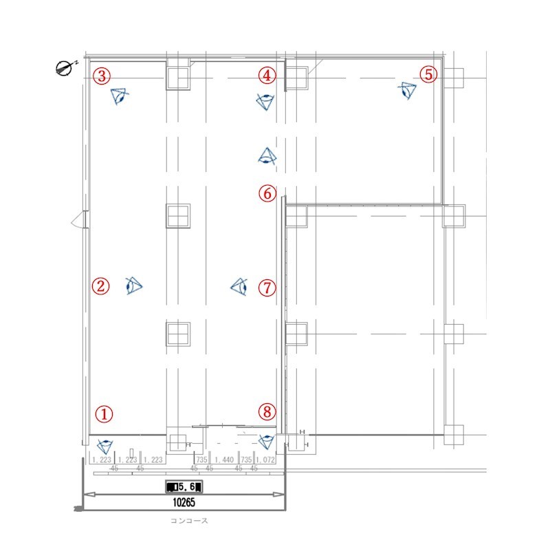 貸店舗・事務所　八尾市 北本町２丁目　広さ約８０坪　角区画　近鉄八尾駅高架下 その他