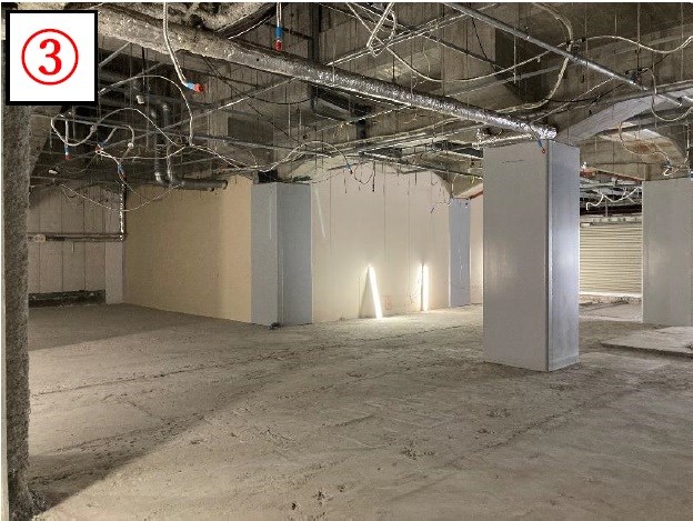 貸店舗・事務所　八尾市 北本町２丁目　広さ約８０坪　角区画　近鉄八尾駅高架下 その他