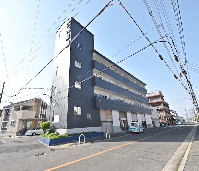 貸店舗・事務所 柏原市 法善寺3丁目 広さ約12坪 EV付き 広光ハイツ 外観