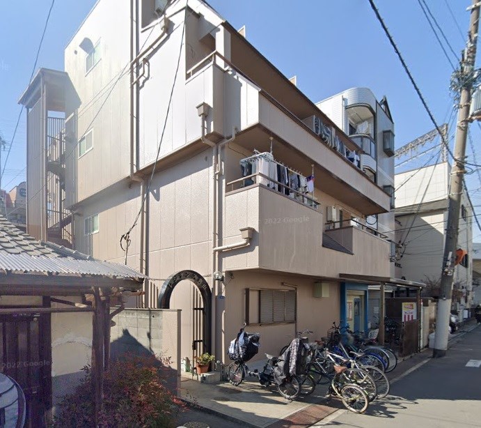 貸店舗・事務所 東大阪市 荒川3丁目 広さ約50坪 路面店 レジデンス青山 外観