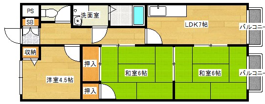 ハーベストエイト 間取り