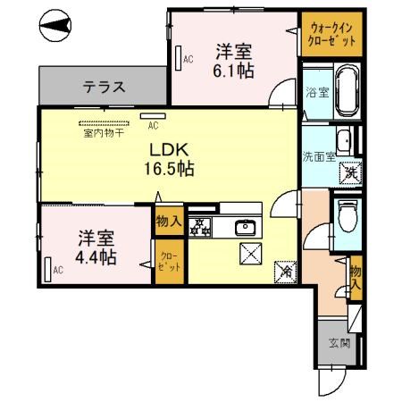 クラシスト加美正覚寺 間取り