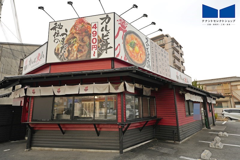 貸店舗・事務所　八尾市 天王寺屋２丁目　広さ約３３坪　駐車場１２台分あり　飲食店跡　ロードサイド その他