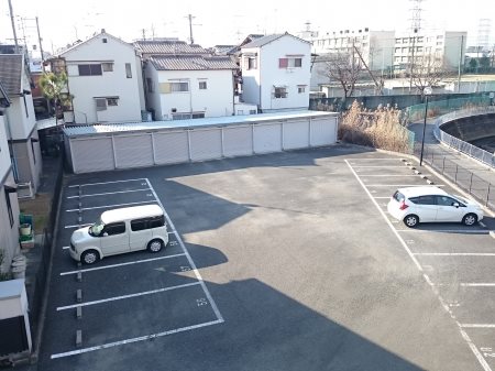 ニューリバーサイド八尾南B棟  駐車場