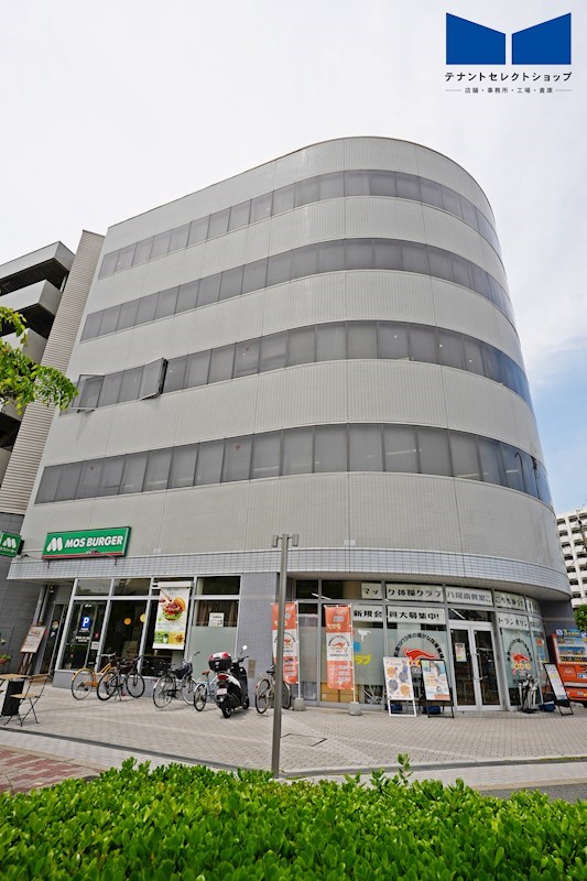 貸店舗・事務所 八尾市 若林町1丁目 広さ約38坪 EVあり 八尾南駅前ビル 外観