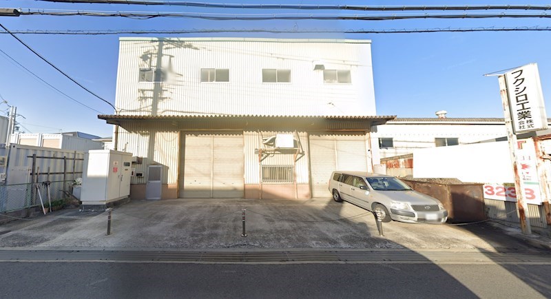 貸倉庫・事務所 八尾市 老原4丁目 広さ延べ約129坪 ※工場不可 第一種住居地域 村田リース倉庫 外観