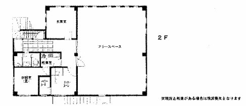 貸倉庫・事務所　八尾市 南亀井町４丁目　広さ約３６坪　駐車場あり　準工業地域 間取り